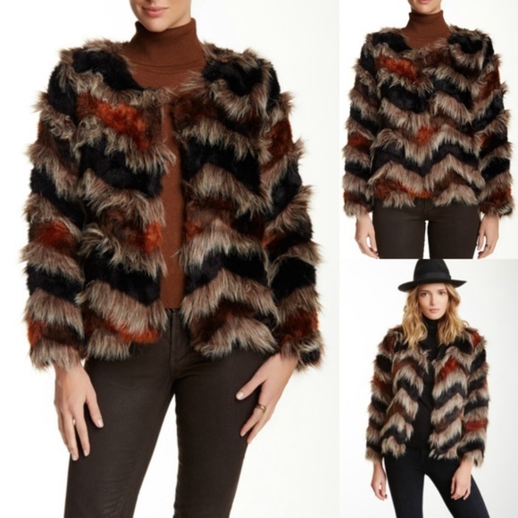 Dolce Cabo Rare Find Faux-Fur Jacket - Picture 4 of 6